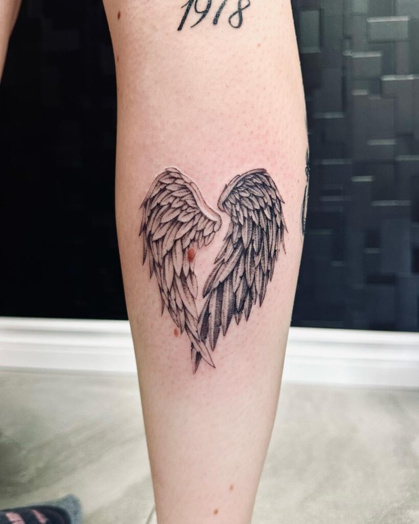 Small Angel Wings Tattoo