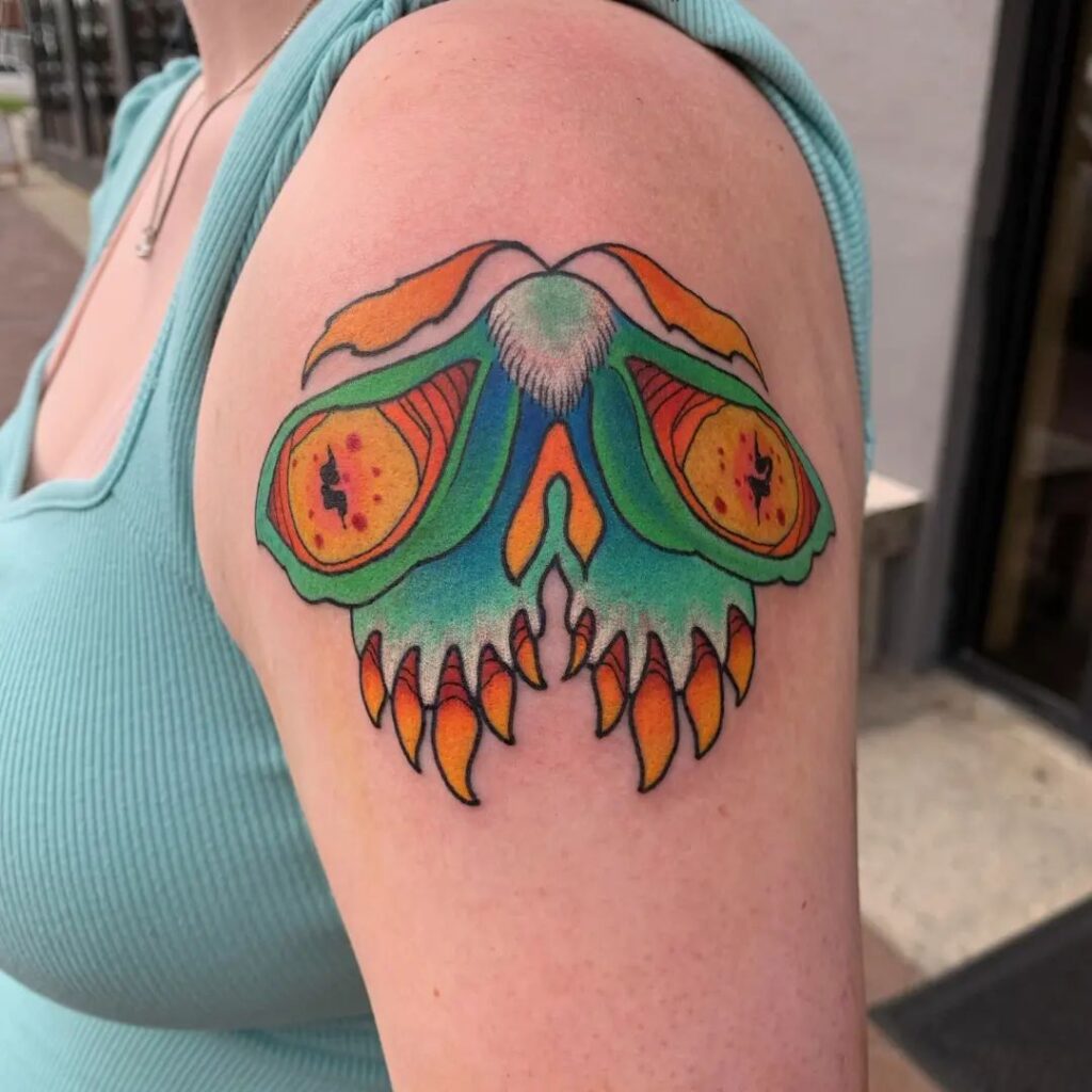 Death Moth Tattoo