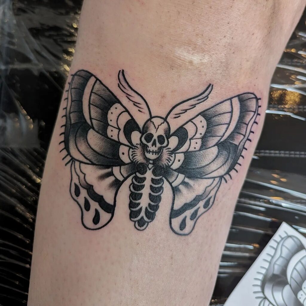 Death Moth Tattoo