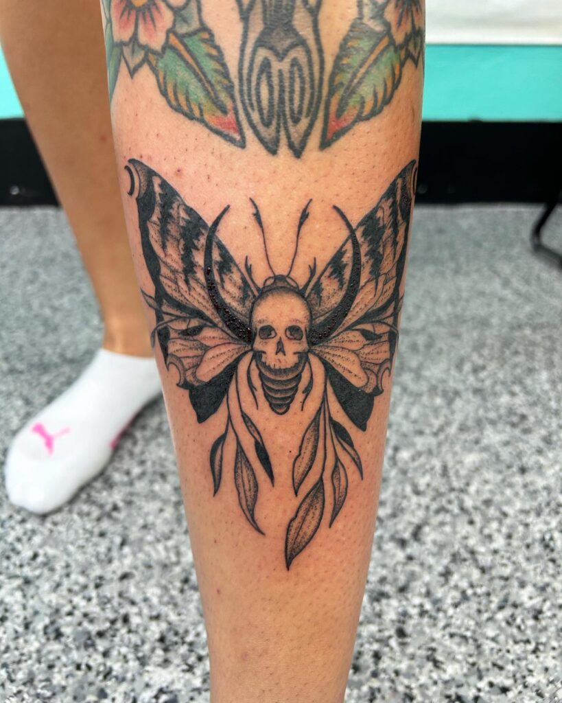 Death Moth Tattoo