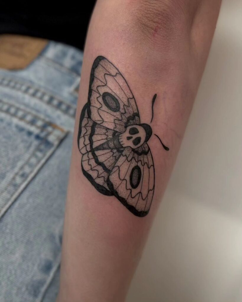 Death Moth Tattoo