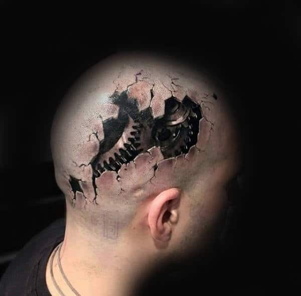 head tattoo