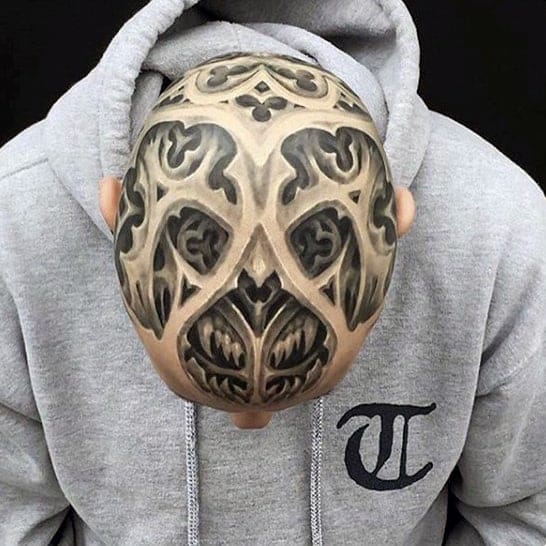 head tattoo