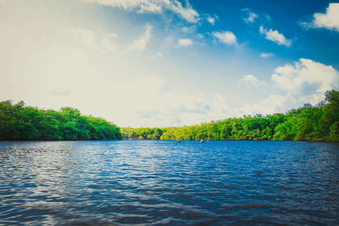 Natural lake