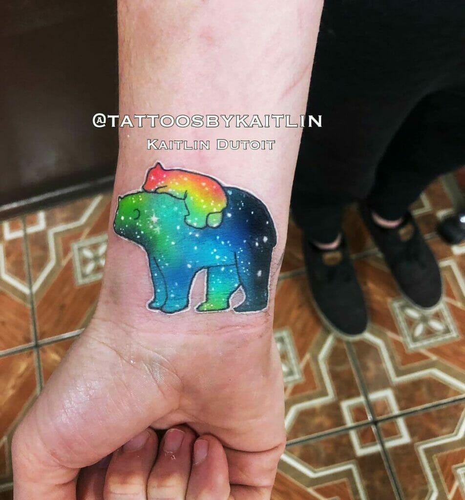 Bear And Cubs Tattoo