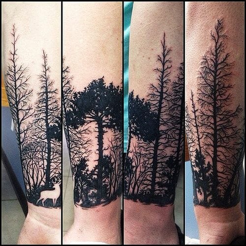 Forearm Tree Tattoo