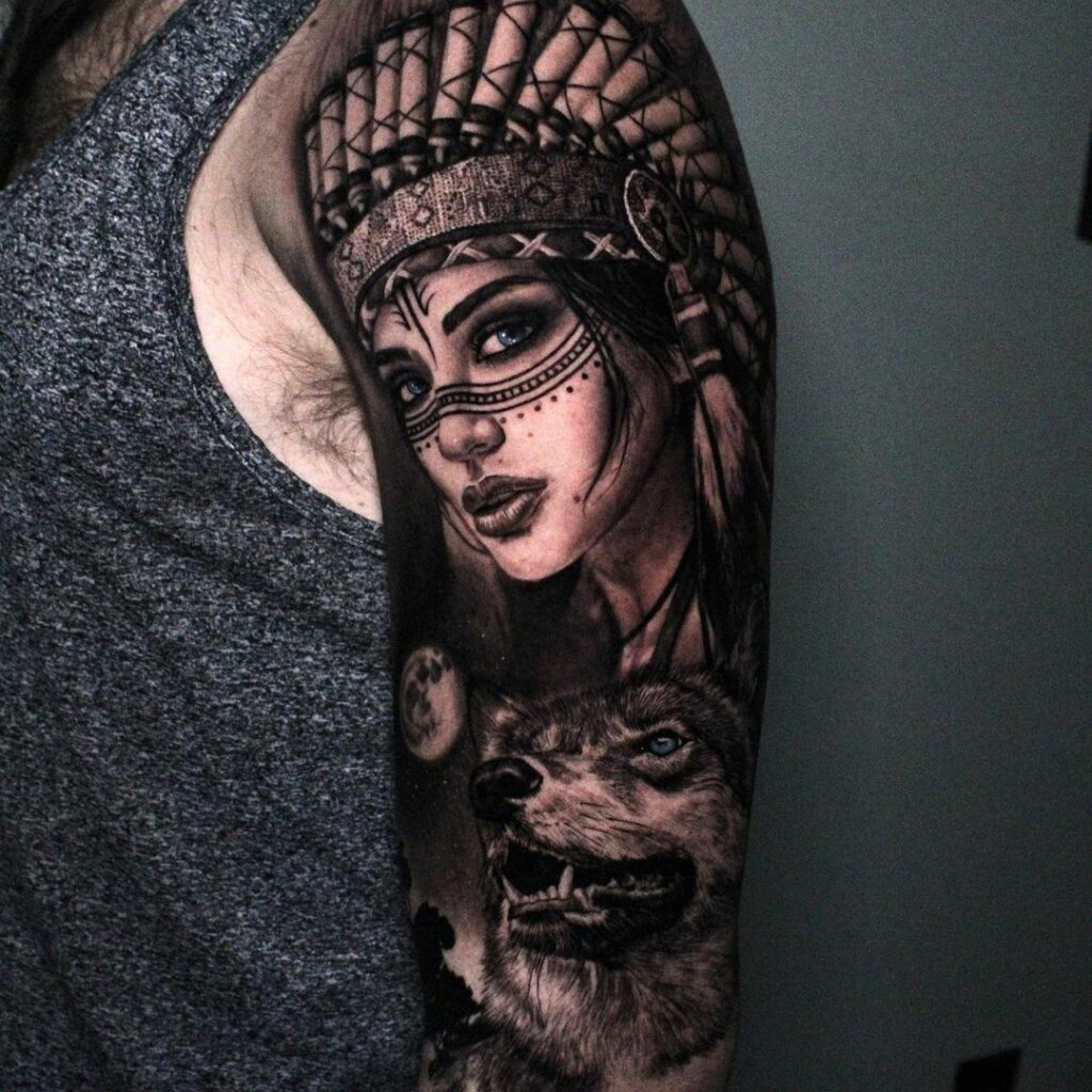 upper arm tattoo