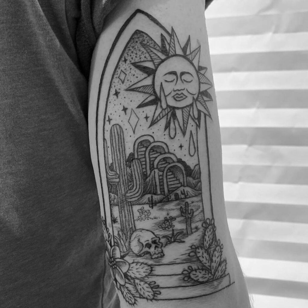 upper arm tattoo