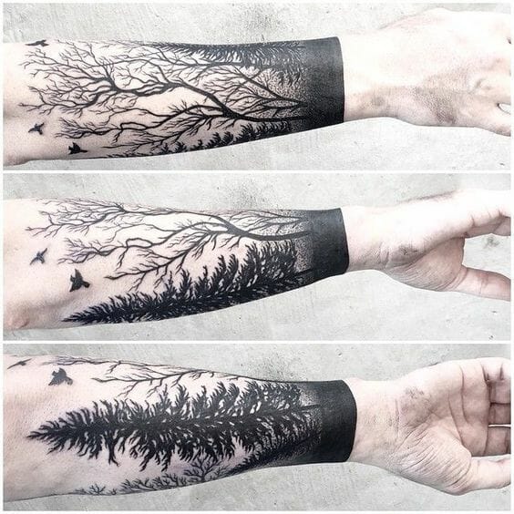 Forearm Tree Tattoo