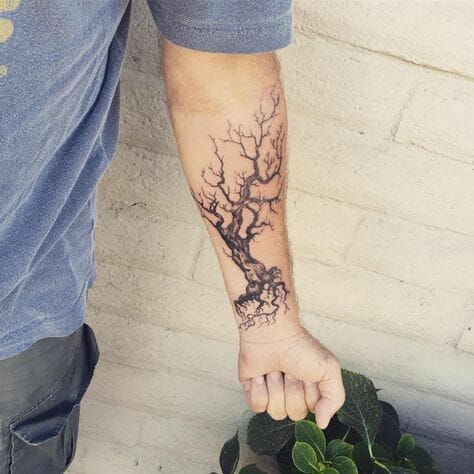 Forearm Tree Tattoo