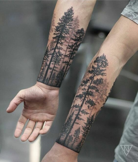 Forearm Tree Tattoo