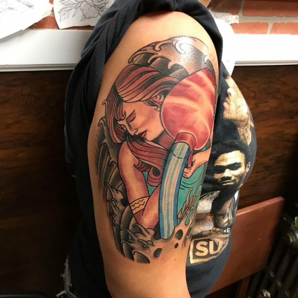 Amazing Aquarius Tattoo