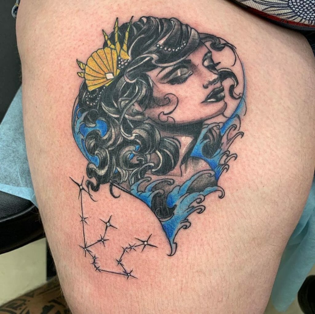 Amazing Aquarius Tattoo