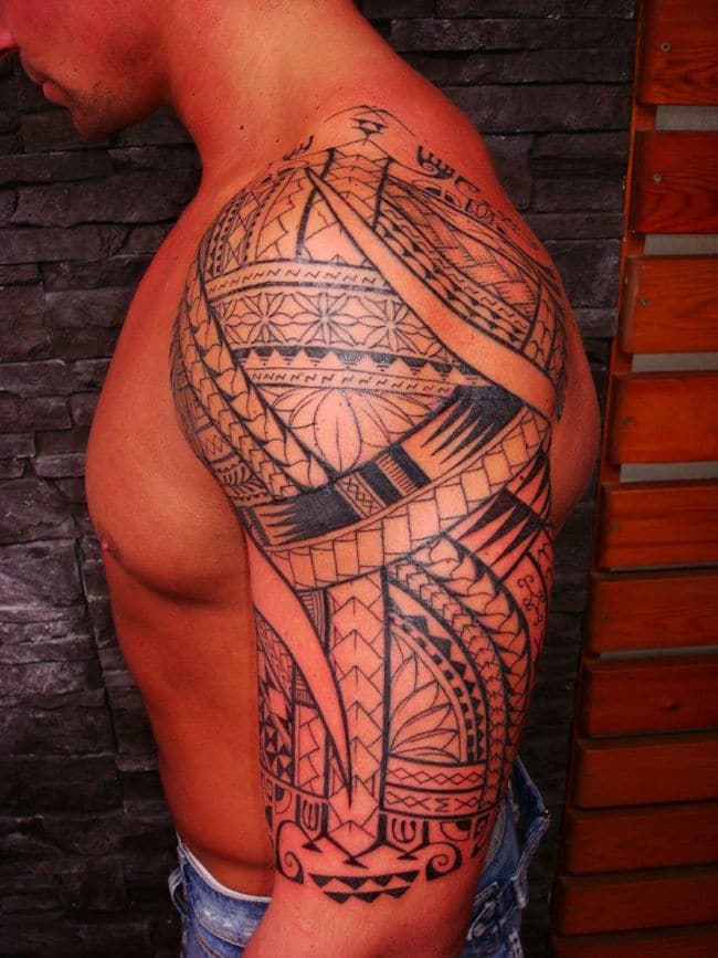 Maori Style Half Sleeve