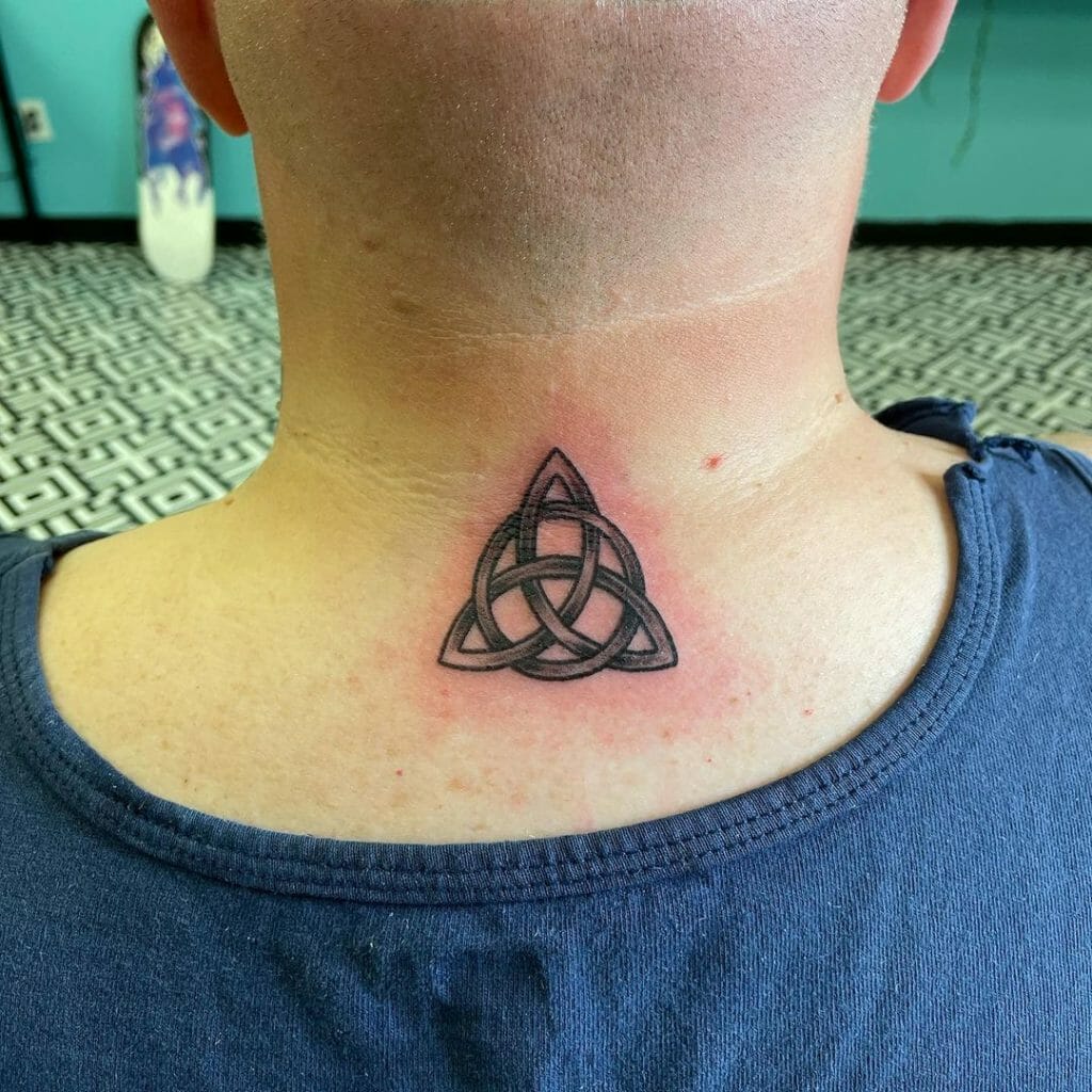 Celtic Triquetra Knot Tattoo.