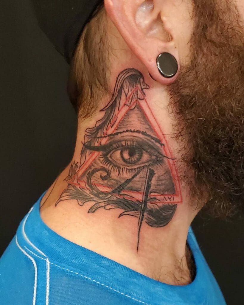 Awesome Eye Of Ra Tattoo Ideas For Your Neck