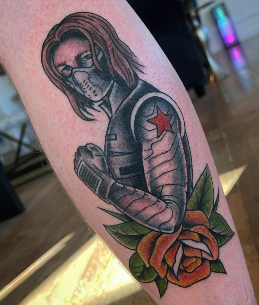 Awesome Marvel Tattoo Ideas Featuring Bucky Barnes