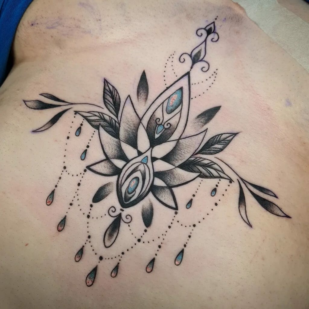 Stunning Ornamental Sternum Tattoo Designs