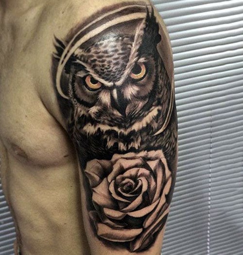 quarter sleeve tattoo