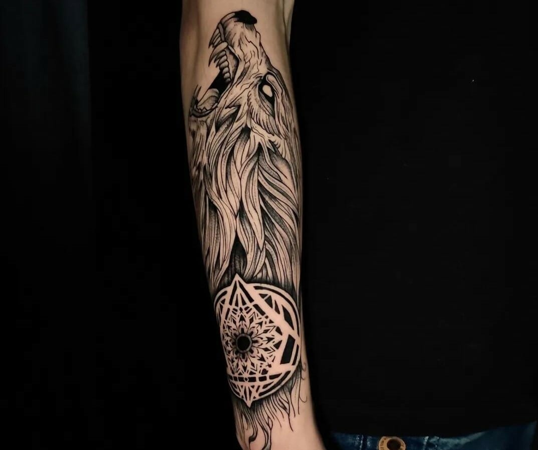 Wolf Half Sleeve Tattoo