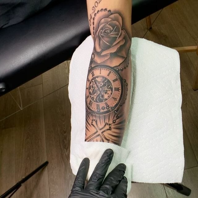 Birth Clock Tattoo