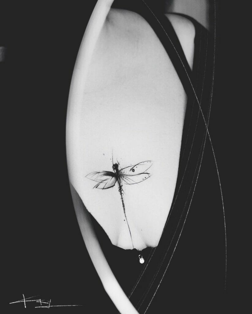 Black DragonFly Tattoo