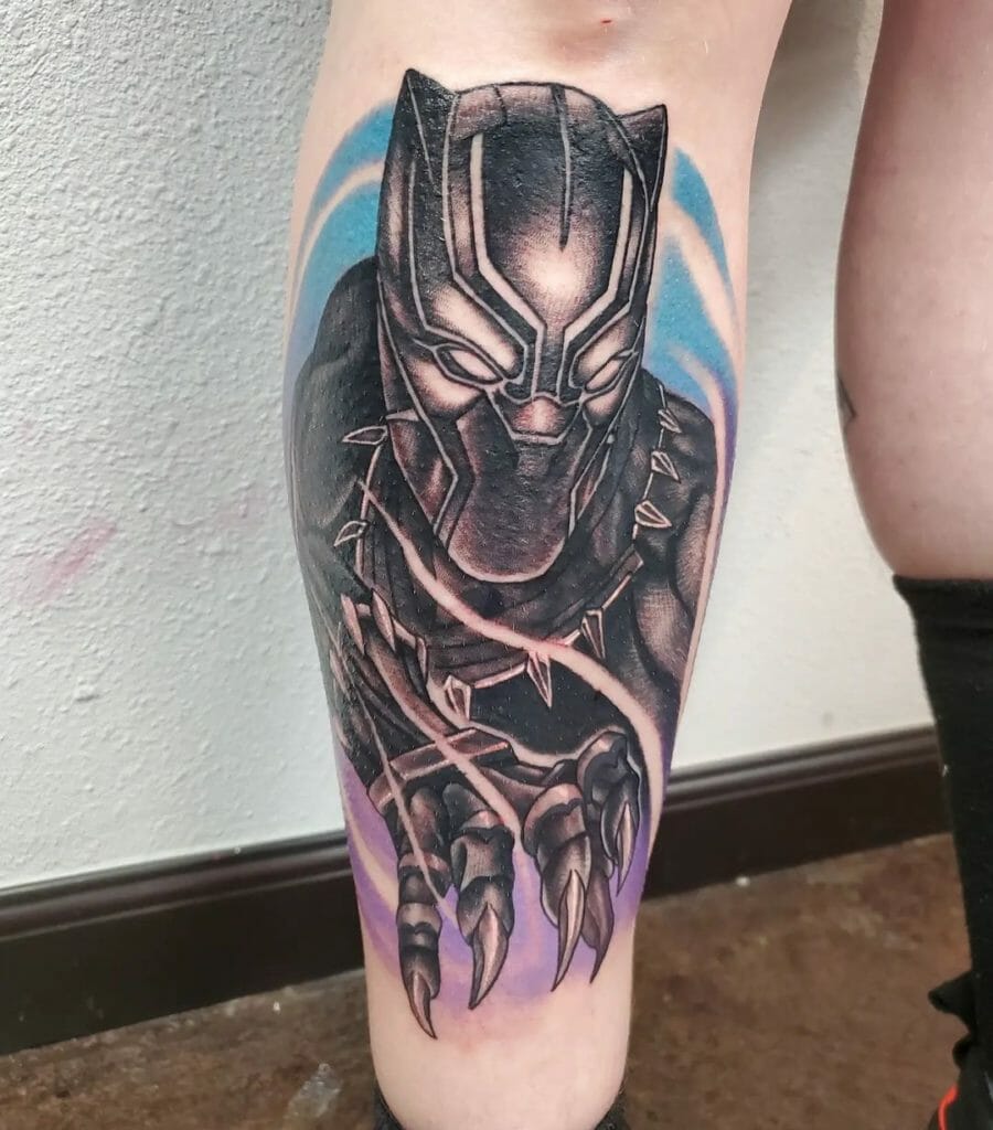 Black Panther Marvel Tattoo