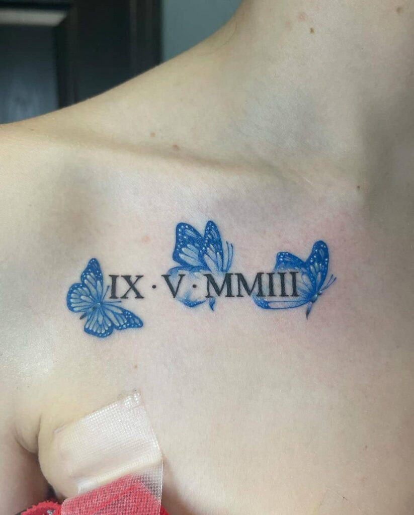 Roman Numeral Tattoo