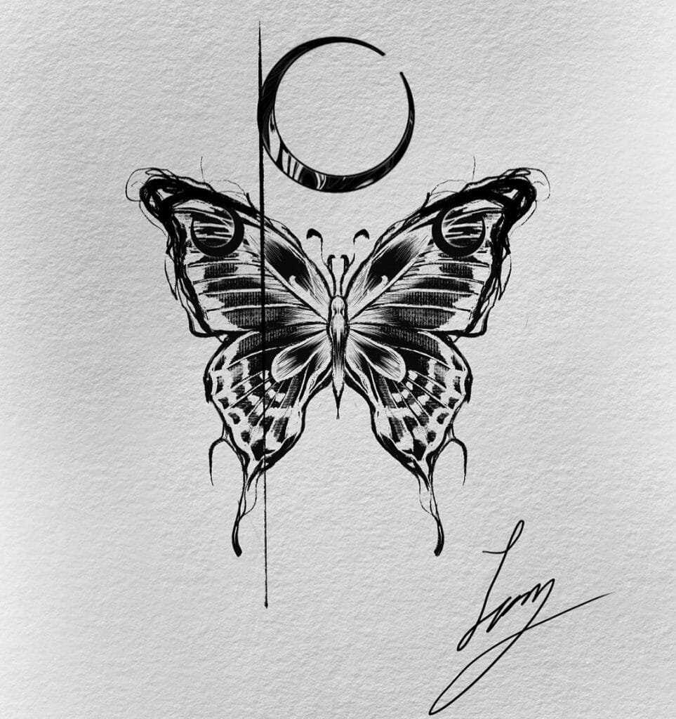 Butterfly Back Tattoo