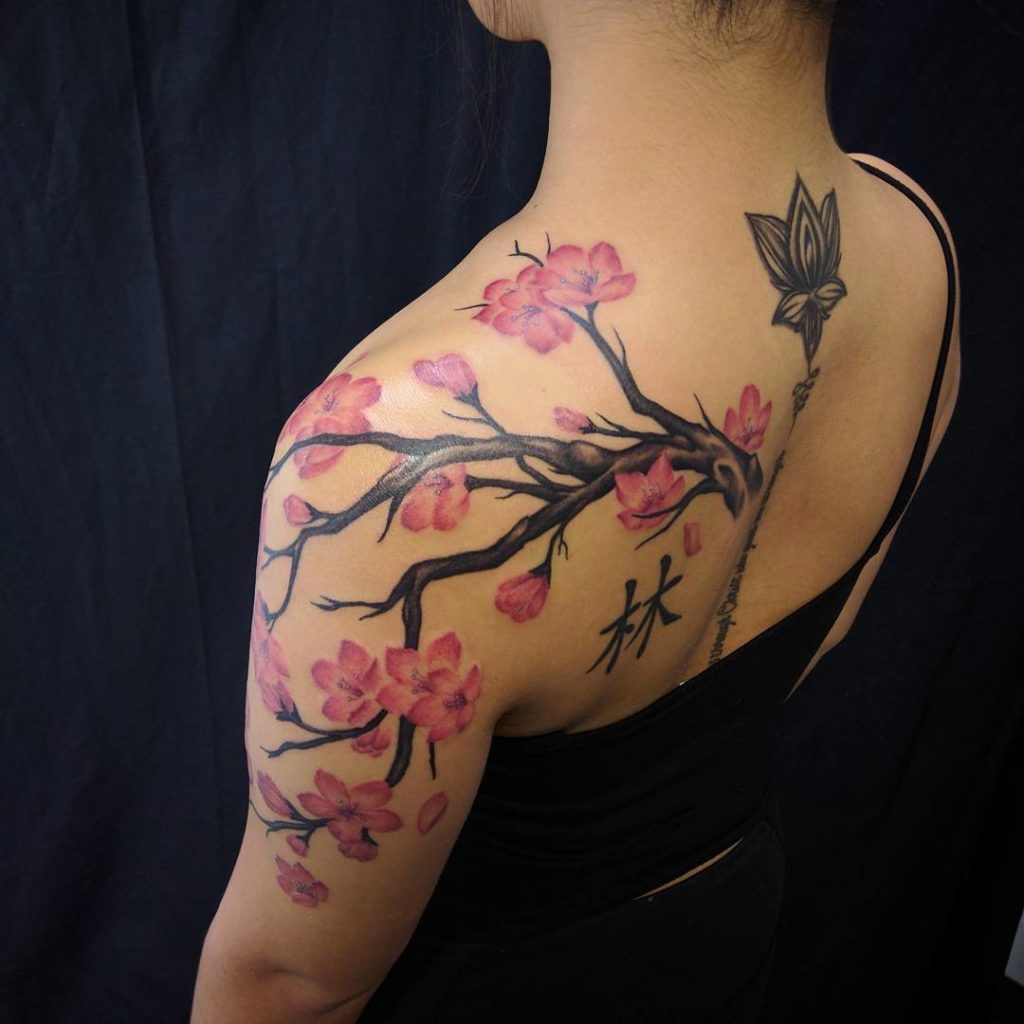 Cherry Blossom Tree Tattoo