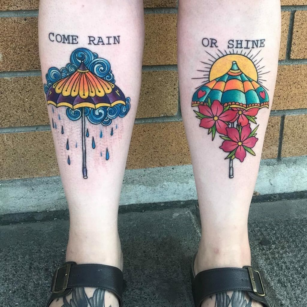 Colorful and vibrant bipolar tattoo