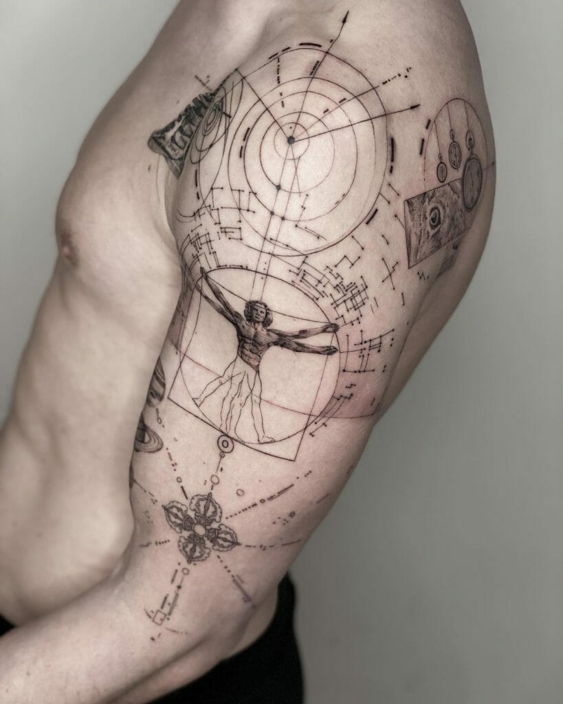 Concepto De Tatuaje Geométrico