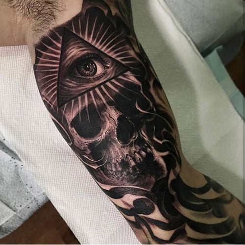 quarter sleeve tattoo