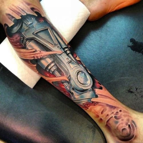 Leg Sleeve Tattoo