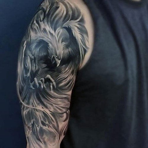 quarter sleeve tattoo