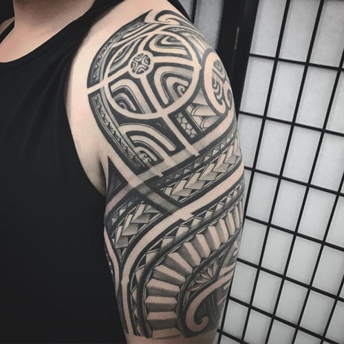 quarter sleeve tattoo