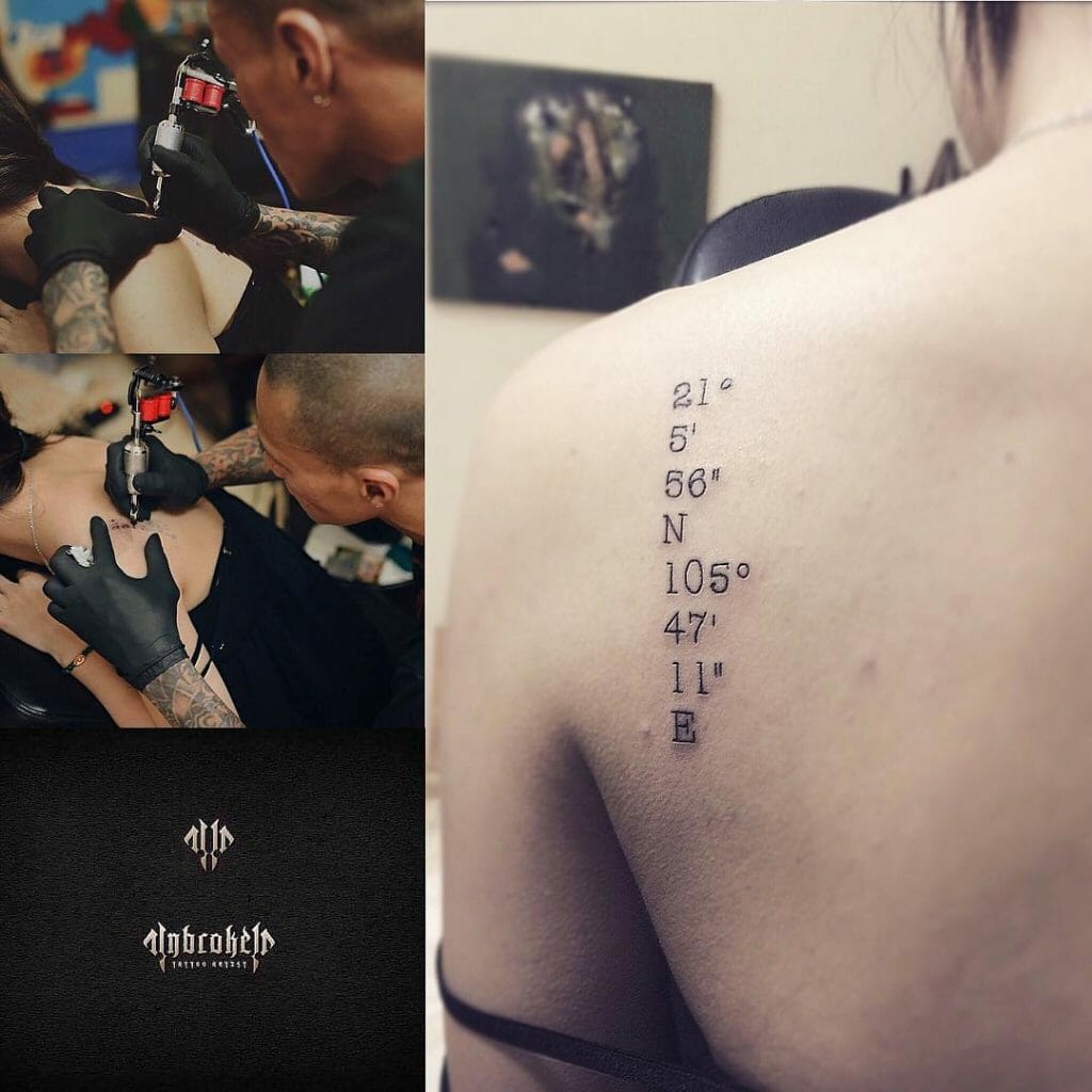 Coordinates Tattoo