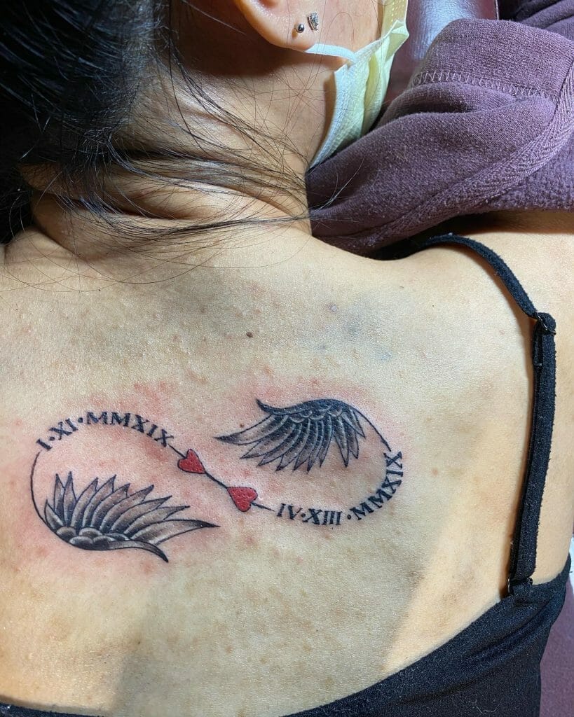 Cute Roman Numeral Tattoo With Motifs