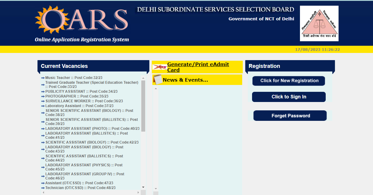 DSSSB Exam Date 2023 for TGT, PGT Posts, Check Complete Schedule