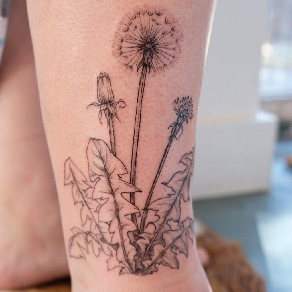 Dandelion Tattoo