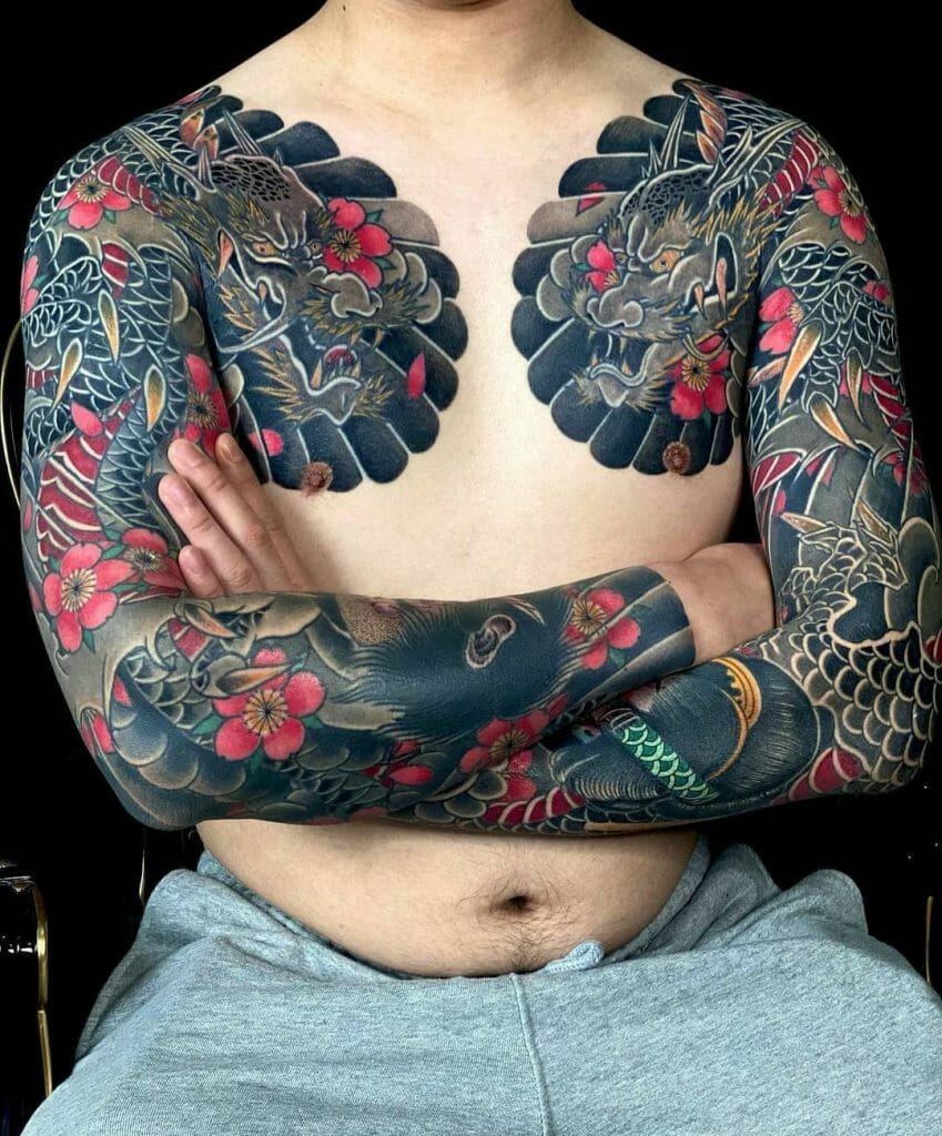 Dragon Sleeve Tattoo