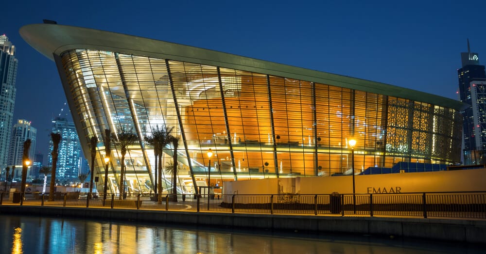 Dubai Opera House at night og img