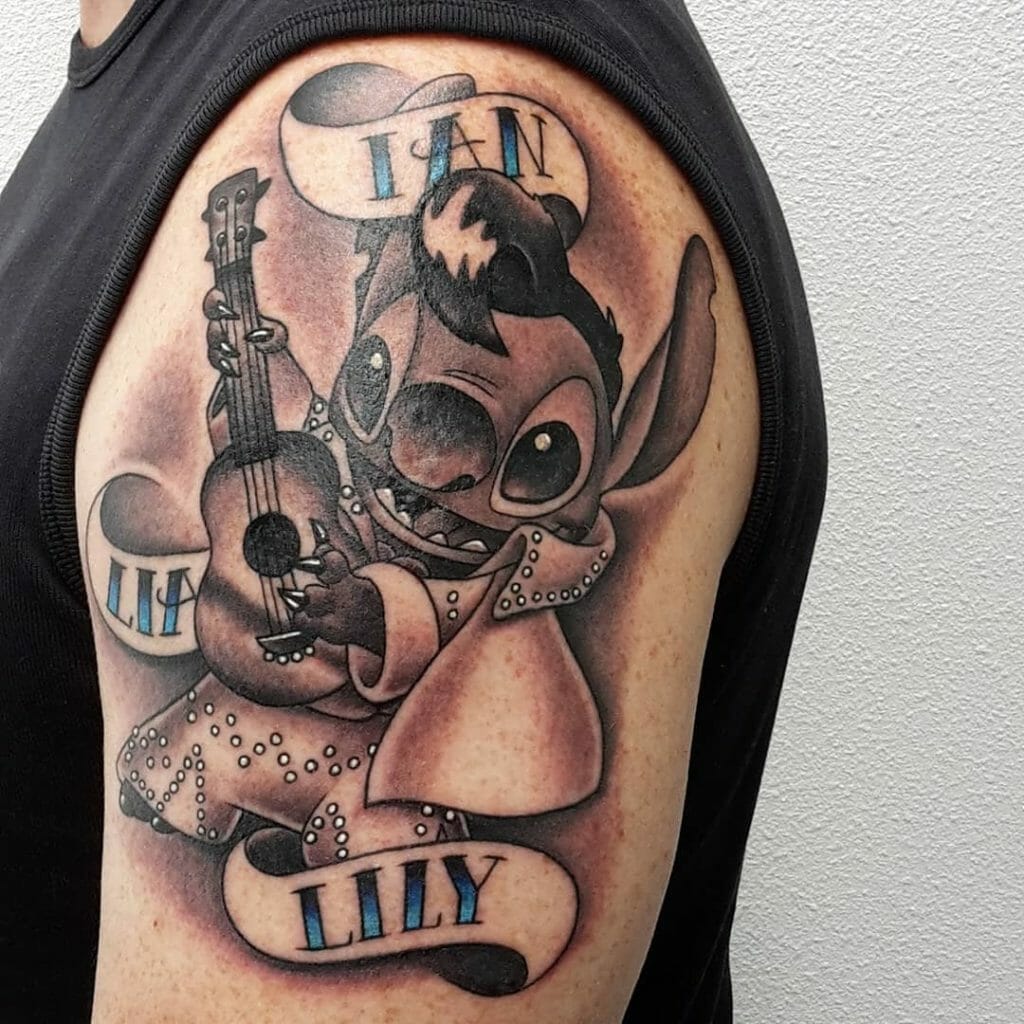 Elvis Stitch Tattoo Design Tattoo Ideas