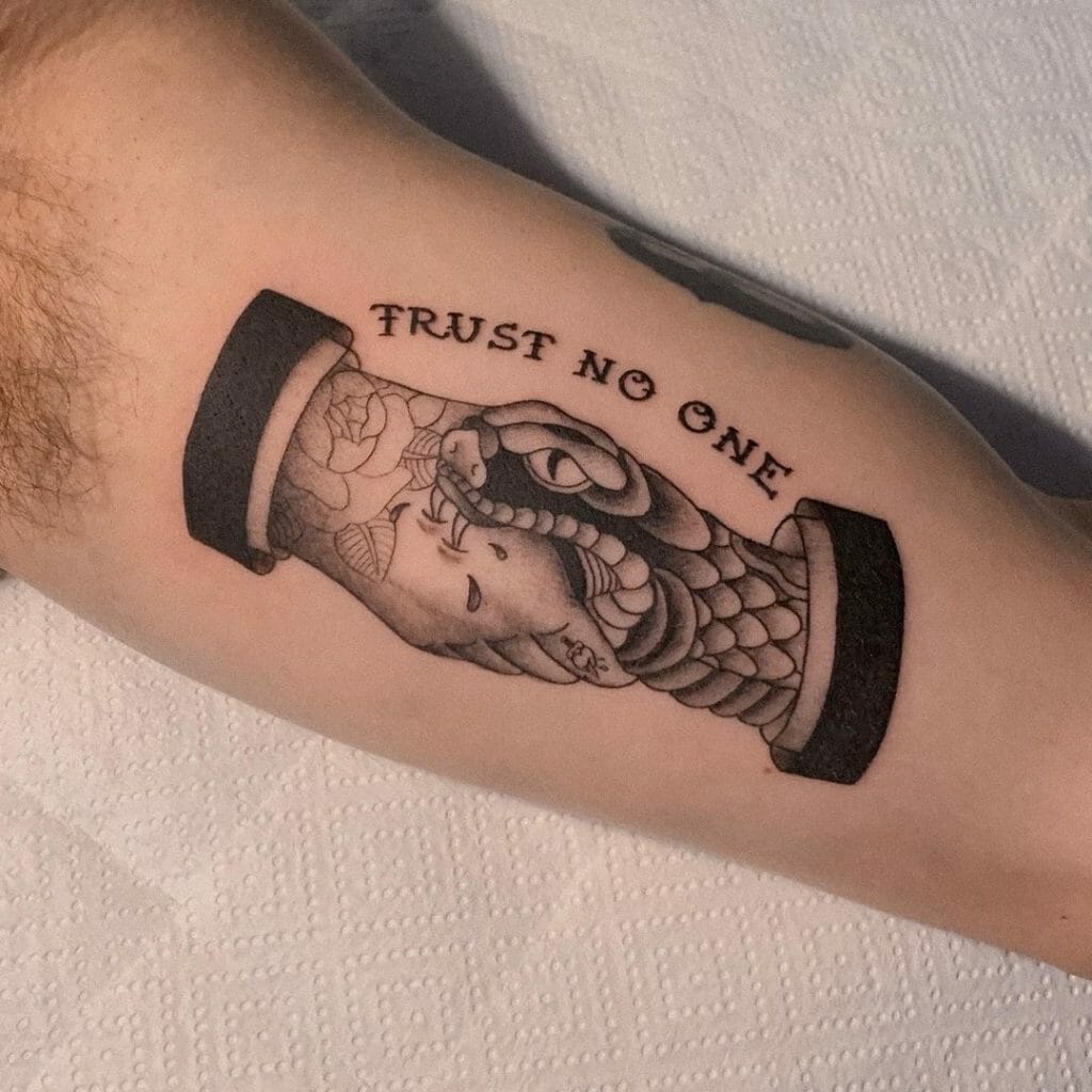 Everyone's A Snake Arm Tattoo