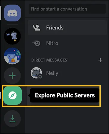 Explore Public Servers