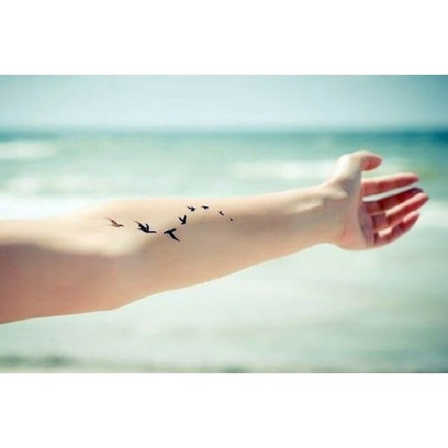 Flock of Birds Tattoo