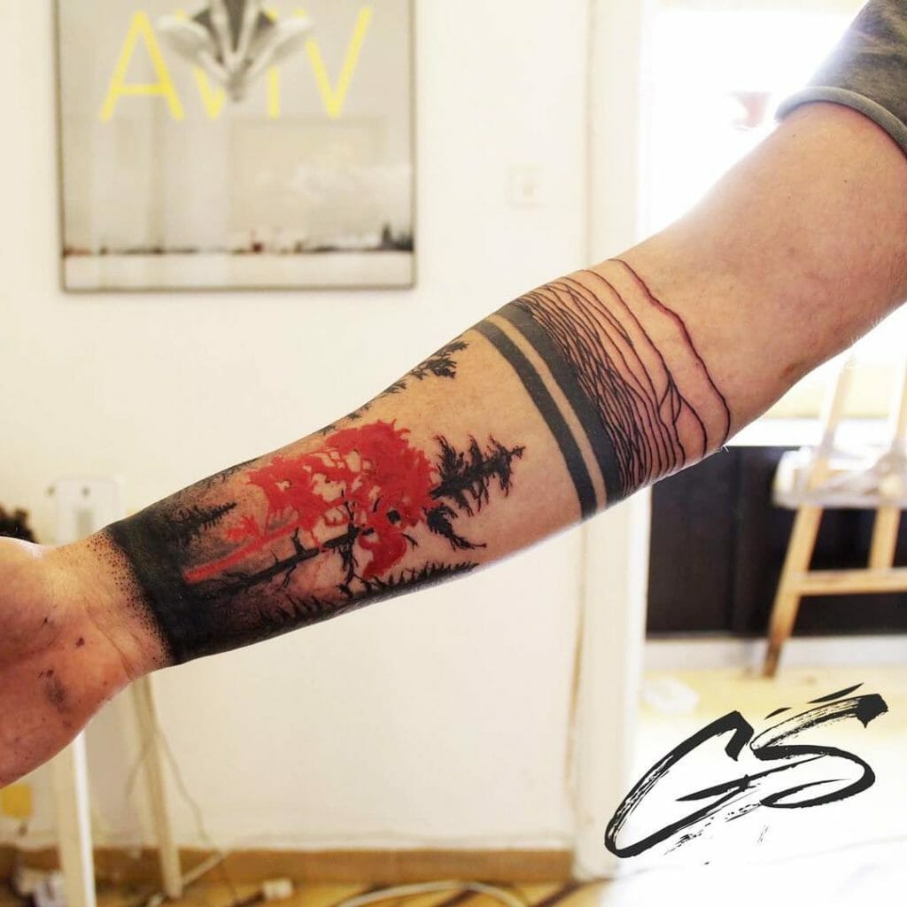 Forest Sleeve Tattoo