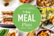 Free 7 Day Healthy Meal Plan Oct 9 15