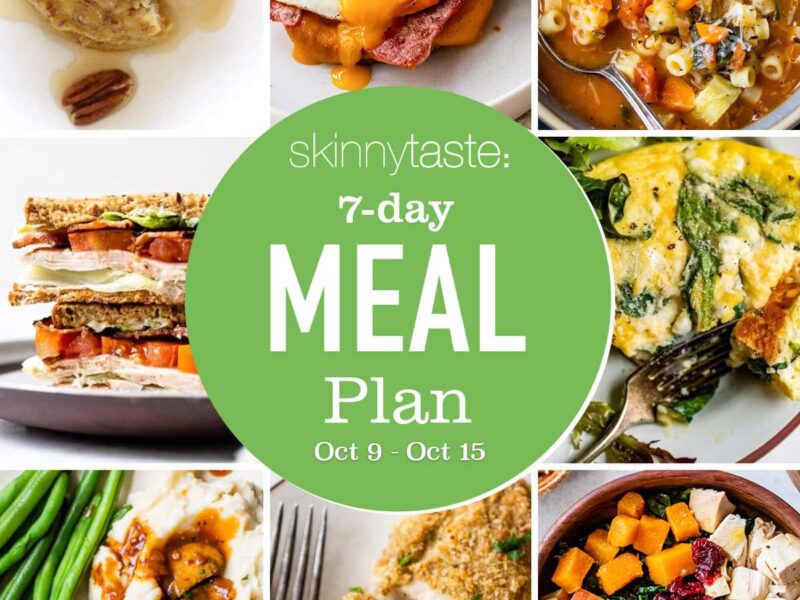 Free 7 Day Healthy Meal Plan Oct 9 15