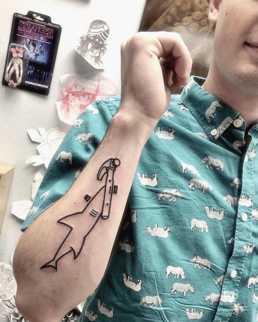 Funny Hammerhead Shark Tattoos